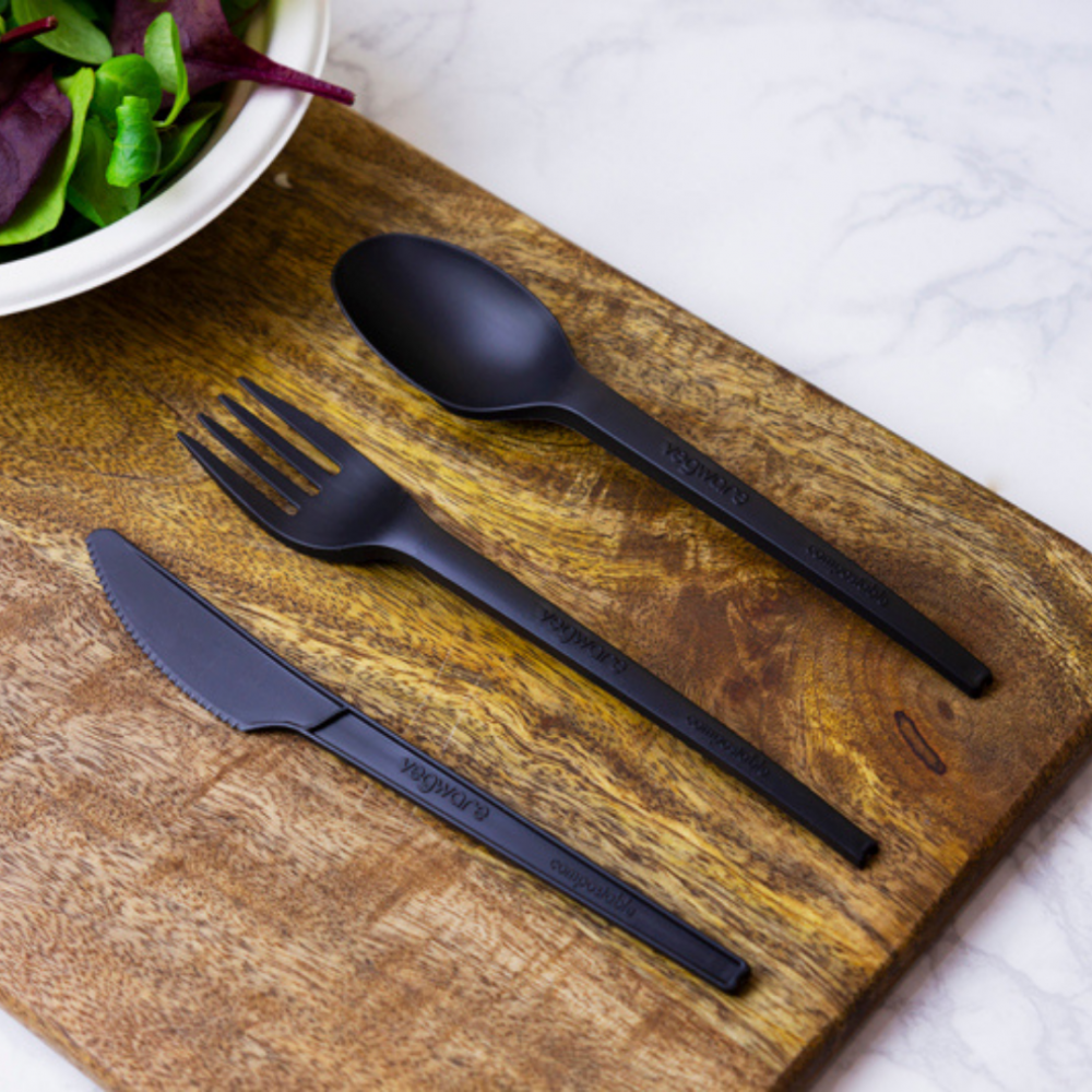 Vegware - compostable cutlery.
