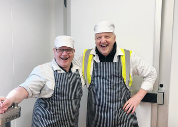 Davie & Ian our butchers